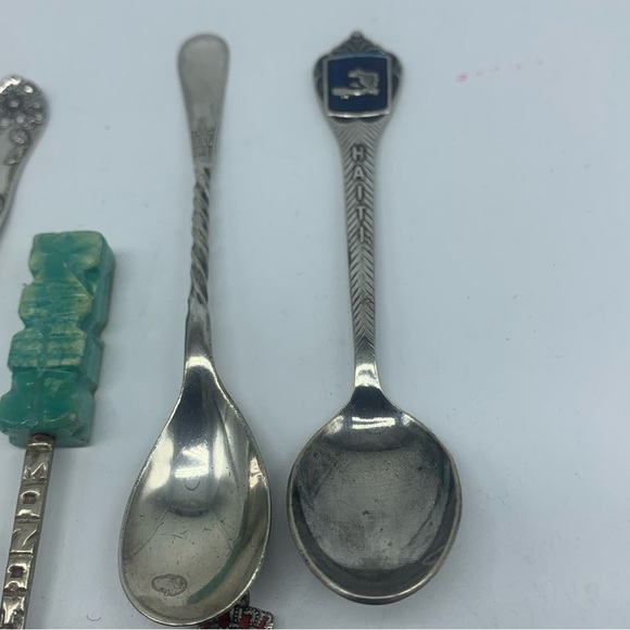 Collection of Seven Special Sterling Spoons and Forks From Around the World - Picture 12 of 16